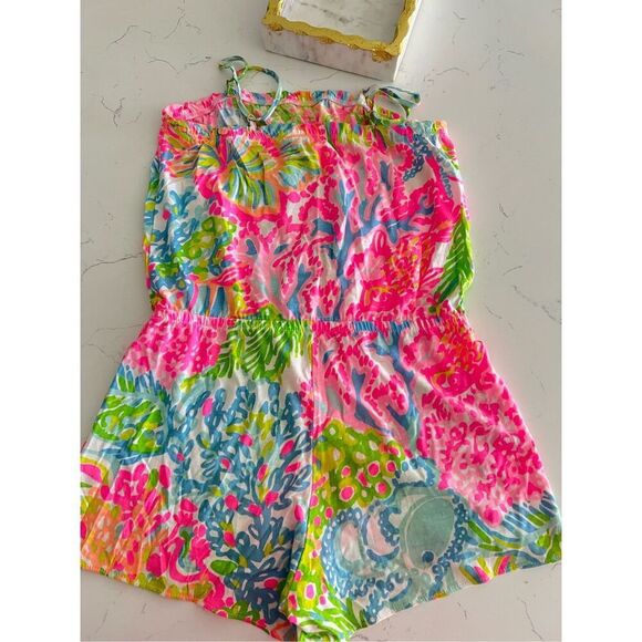 Lilly Pulitzer girl Romper size L - Picture 2 of 3